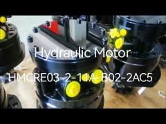 Black Hydraulic Piston Motor MCR03 MCRE03 For Construction Machinery