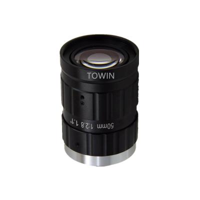 China C5011028M20, 20MPixel 1.1 inch 50mm C mount industrial/FA lens, very low distorton less than 0.04%, for QR code identifi for sale