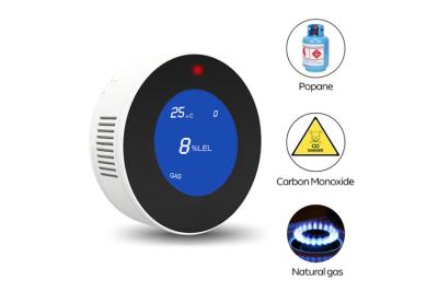 China APP Control Multi Gas Leak Detector Smart Natural Gas Detector FCC Approved for sale