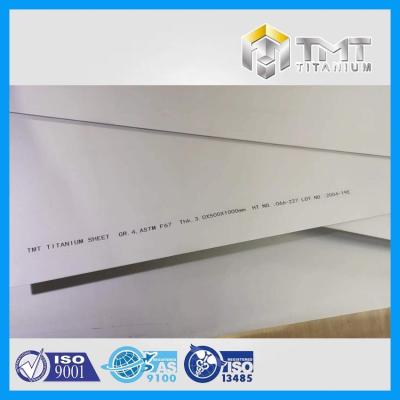 China Medical GR.2/GR.3/GR.4/GR.1 Titanium Implantable Sheet for Medical for sale