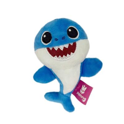 China Vocal PP Cotton Filled Plush Small Shark Stuffed Animal for sale