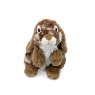 China ASTM Super Realistic PP Cotton Filling Rabbit Plush Toy For Window Decoration for sale