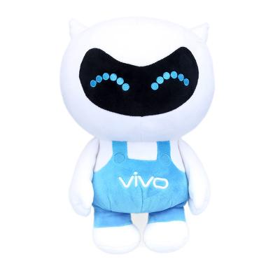 China ISO9001 Certificated Vivo Corporate Mascot Plush Toy 30cm for sale