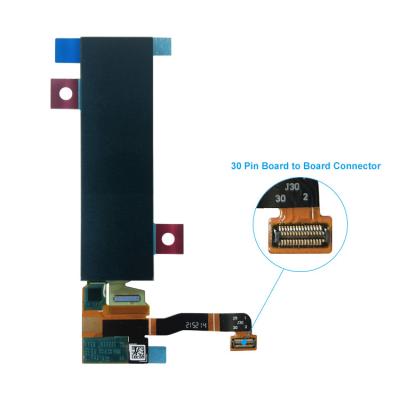 China 3.19  inch AMOLED display  with oncell touch 262x928 resolution 30 pins MIPI  500 cd/M2 for sale