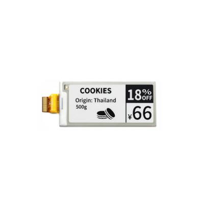 China 2.9 Inch E Paper Display 128X296 SPI Interface ISO9001 Certified for sale
