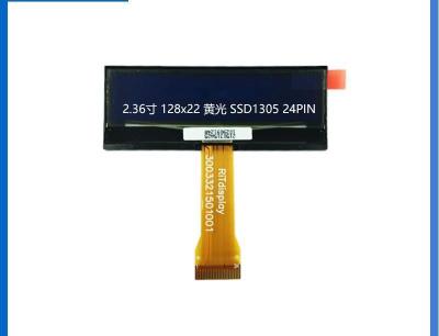 China 2.36 Inch Oled Display Panel 128x22 PMOLED Display IC SSD1305 24PIN For Smart Meters for sale