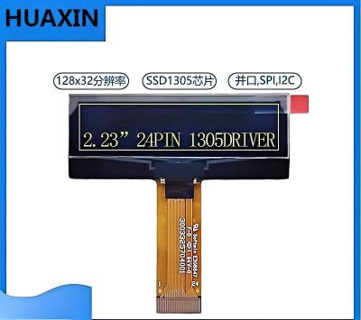 China 2.23 Inch OLED LCD Screen PMOLED Display 128x32 24PIN Plug-In SSD1305 Driver for sale