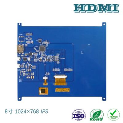 China 8 Inch Hdmi Touch Screen Tft Display Touch Screen 1024x768 Resolution 750c/D For Win7/ Win8 for sale