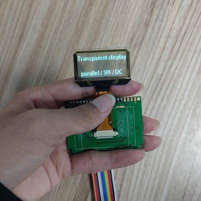 China 1.51 Inch Transparent Oled Panel Mini Transparent Oled Display For Creative Electronics for sale