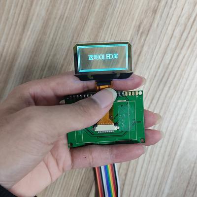 China 1.51 Inch Transparent Oled Panel Mini Transparent Oled Display For Creative Electronics for sale