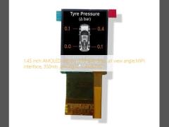 1.45 Inch AMOLED Display Panel 270*340 Dots All View Angle MIPI Interface Driving IC RM67162