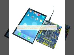 10.1 Inch Serial Port Screen With Touch Panel 1280X800 24 Bit RGB Interface  300c/D