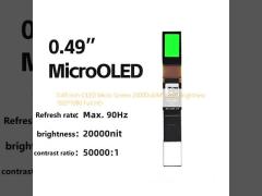 0.49 Inch OLED Micro Screen 20000cd/M² High Brightness 1920*1080 Full HD