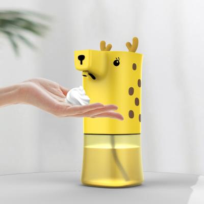 China mini animal soap dispenser 350ml  automatic auto foam sensor  hand liquid soap dispenser for sale