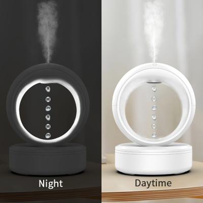 China 2023 Newest Design Business Gift Cool Mist Air Anti Gravity Diffuser Water Droplet Zero Gravity Humidifier for sale