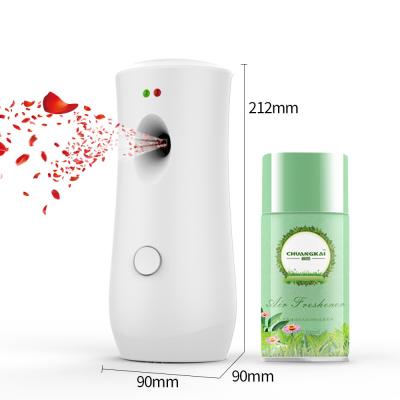 China Toilet Hand Spray Mist room air freshener Dispensers Automatic Room Aerosol Spray Dispenser with Logo Printing for sale
