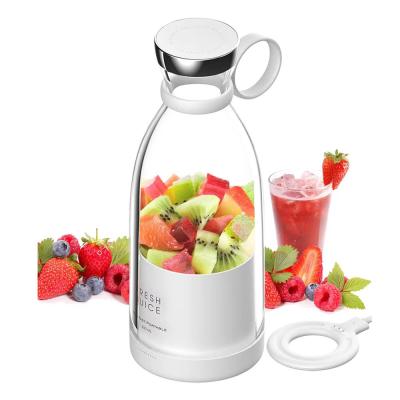 China Hot Sale 2022 cordless charging shaker cups custom logo smoothie water bottle portable blender stainless for food fruit for sale