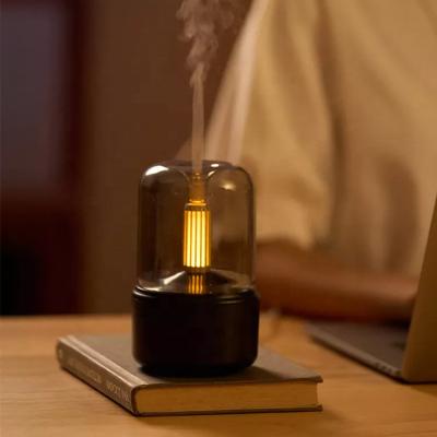 China 180ML humidificador aromatherapy room air essential oil diffuser ultrasonic scent water cool mist defus wood humidifier for sale