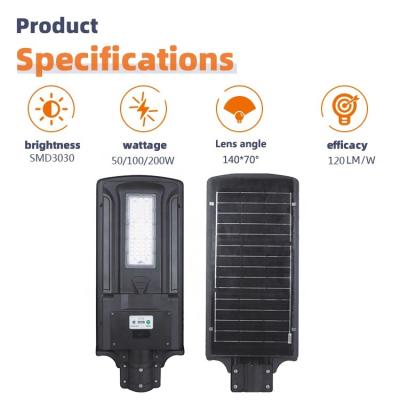 China 3000K - 6500K LED Solar Street Lights Factory Integrated All In One Panel Lamps for sale