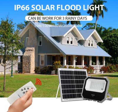China Garden Waterproof Outdoor Solar Security Lights Decorative IP65 Flood Light for sale