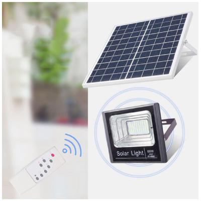 China 60W 200W Solar Powered LED Flood Lights Outdoor IP65 Waterproof for sale