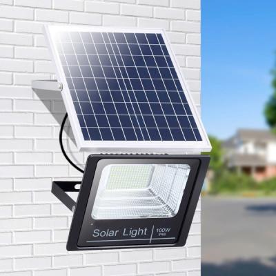 Chine SMD3030 projecteur solaire extérieur 100W 60w projecteur LED imperméable à l'eau à vendre