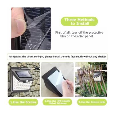 China Diseño Premium Moderno Estilo Invernadero LED Fuera Luz Solar de Pared en venta