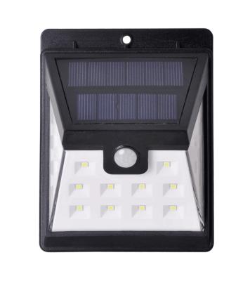 China Black 110V LED Outside Motion Sensor Solar Wall Light RoHS ETL Te koop