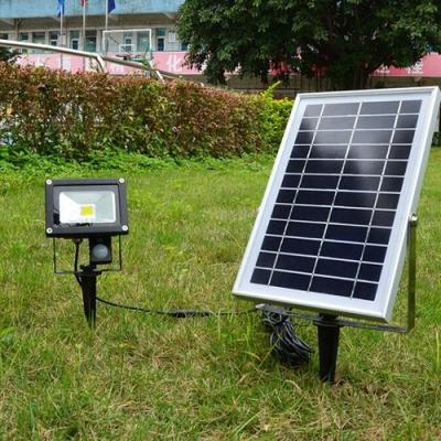 China High Quality IP65 Garden Strong Adjustable Outside Waterproof LED Solar Flood Light for sale