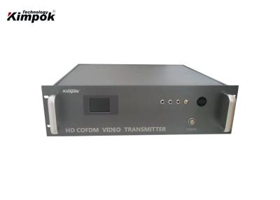 China Military Grade Long Range COFDM Wireless Video Transmitter With 100W Power Amplifier for sale