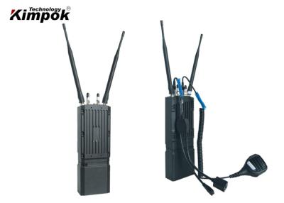China 128 Nodes Handheld Mesh Radio Link with Mic Speaker 3-5km NLOS in City for sale
