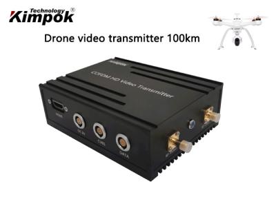 China 100km LOS Drone Video Transmitter COFDM Wireless Data Link 1.2Ghz 2.4Ghz for sale