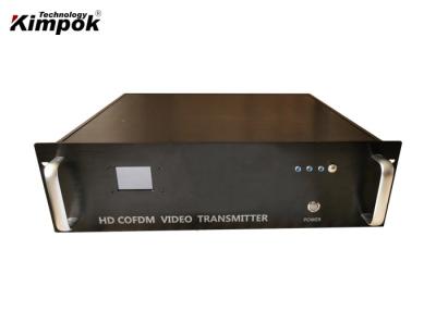 China 100 poder superior video sem fio do transmissor do watt COFDM áspero para interurbano à venda