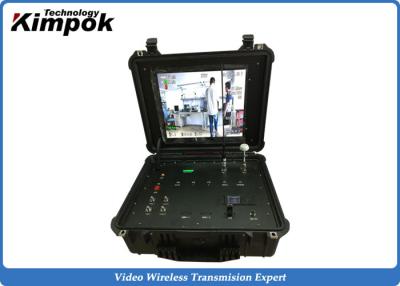 China Monocanal audio video sem fio comercial 400-450MHz do receptor com 17inch LCD à venda