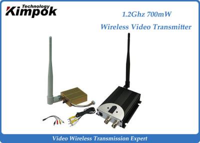 China Kimpok Analog Video Transmitter 8CHs 700mW 1.2Ghz 1400m Transmit Distance for sale