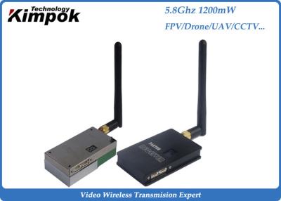 China 1200mW Analog Video Transmitter 5.8Ghz , HDMI Wireless CCTV Video Transmitter for sale