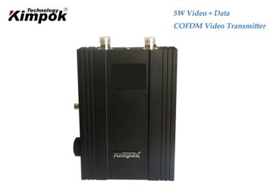 China 300-900MHz Audio COFDM Video Transmitter Wireless For Defense Headquarter Communication for sale