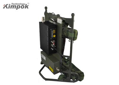 中国 兵士のためのManpack移動式COFDMのビデオ送信機は証拠の塵を払う 販売のため