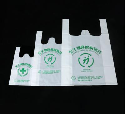 China El bolso que hacía compras completamente biodegradable respetuoso del medio ambiente del almidón de maíz del PLA modificó los 25*45cm para requisitos particulares, los 30*50cm en venta