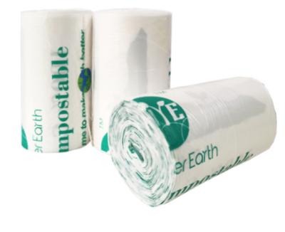 China Transparent/Translucent/Colored Eco-Friendly Fully Biodegradable Even Roll Packaging Bag for sale