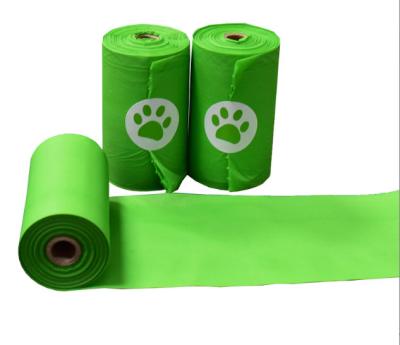 China PBAT+PLA+Cornstrach 100% Biodegradable Pet Waste Garbage Bag 23*33cm USA BPI/EN 13432/EN OK-COMPOST Certification for sale