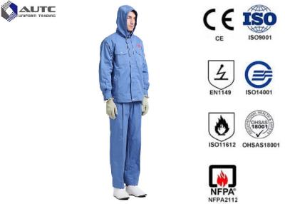 China Fiber Blended Ppe Protective Clothing High Voltage Conductive Suit For Substations Inspectors for sale