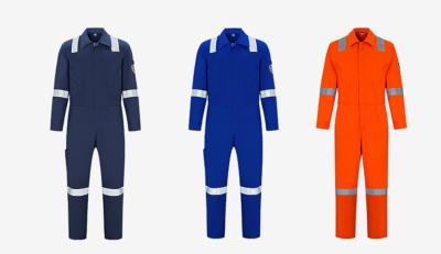 China Reflective Anti-Static FR Coveralls 100% Cotton, Shipyard/Sea Port/Steel-Making Welder for sale