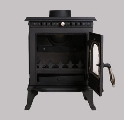 China European Style Fireplace, Wood Burning, Real Fire, Independent Cast Iron Fireplace for sale