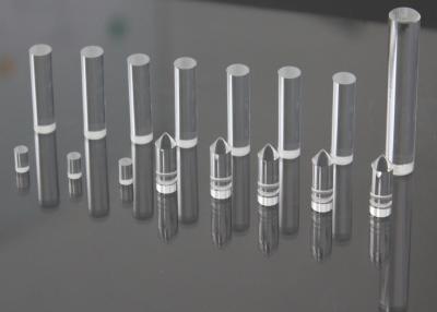 China Optical LED Light Guide Uncoated Borosilicate Glass Rods High Clean 30mmx L35mm for sale
