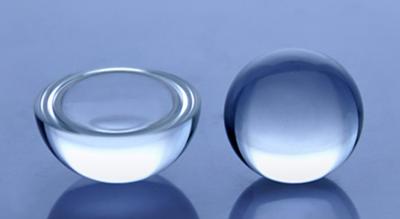 China Dia 1~12mm Optical Glass Hemisphere Or Spherical Lens K9 Glass Ball Lens And Half Ball Lens for sale