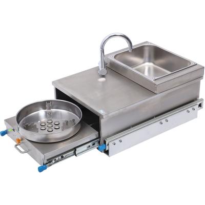 China JP Portable stainless steel pull out gas stove for outdoor kitchen RV motorhome caravan en venta
