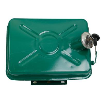 China 5L Big Volume Iron Portable Fuel Tank  Heater Spare Parts Green Painted for sale