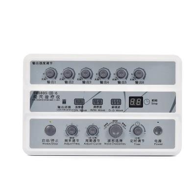 Cina Output Patch Massager Electric Meridian Acupuncture Machine 6 Channel For Pain Relief in vendita