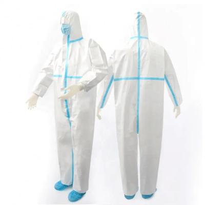 China SMS PPE Disposable Infection Control Suits Safety Protective Surgical Isolation Gown for sale